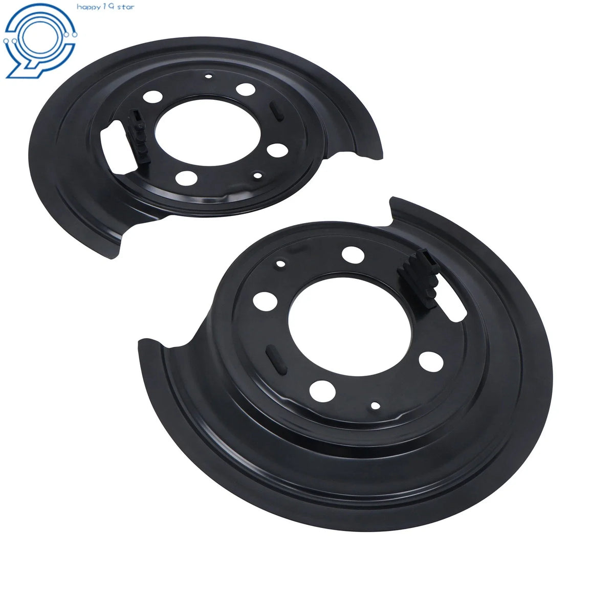Set of 2 Rear Brake Backing Plates for Ram Truck 2500 3500 (2009–2010)