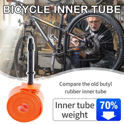 Set of 4 Ultralight TPU Inner Tubes for Road Bike 700C 18/32C