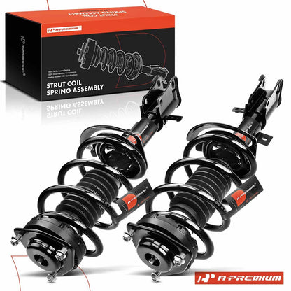 Set of 2 Front Struts w/ Coil Springs for Dodge Journey (2009–2019) 172510, 172509