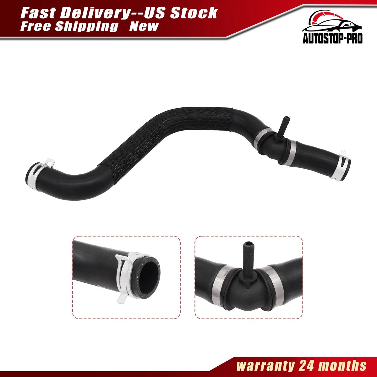 Upper Radiator Hose for Ford Fusion 2.0L (2017–2020) HG9Z8260A, HG938B274AA