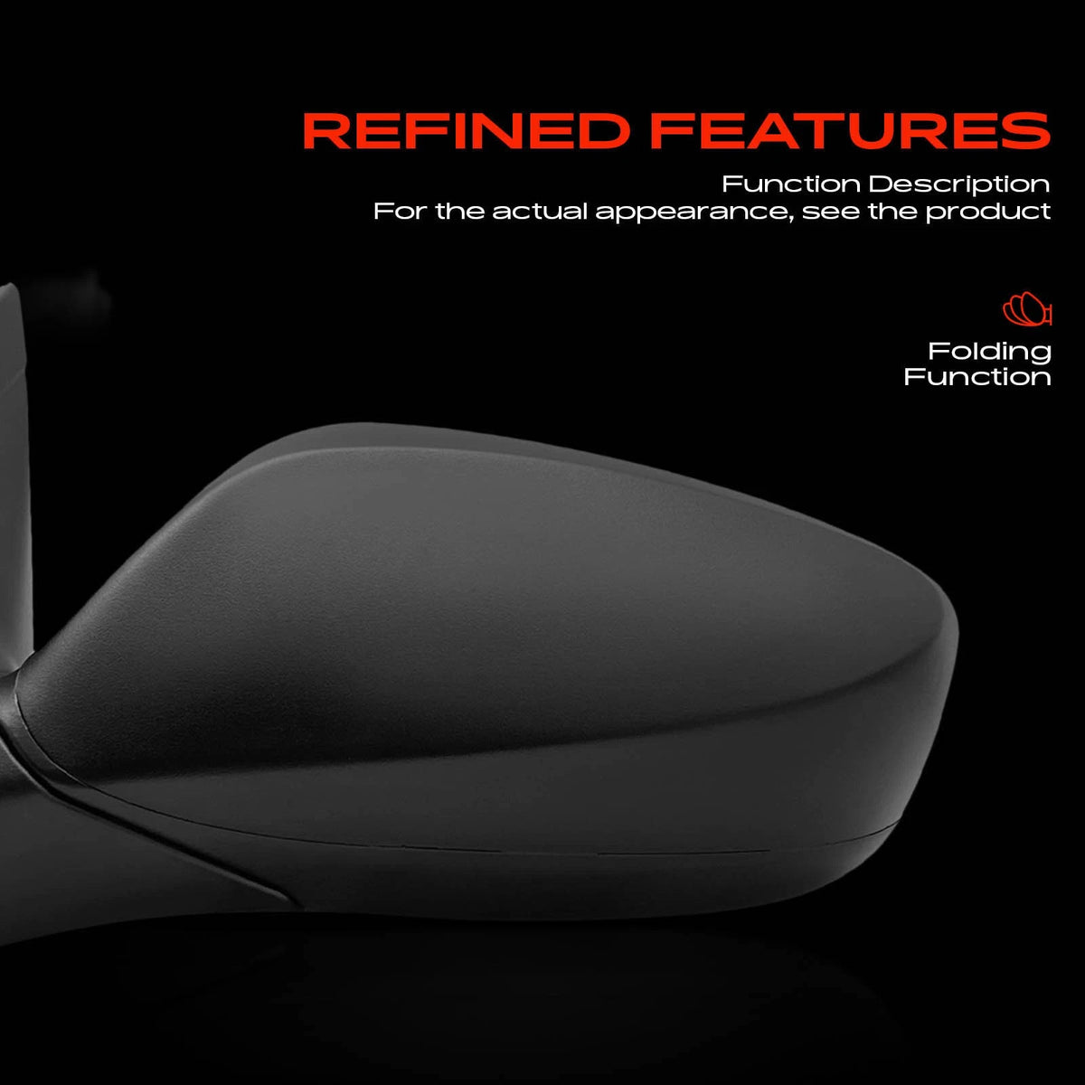 2X Power Side Mirror for Hyundai Accent (2012–2017) 876101R250, 876201R250