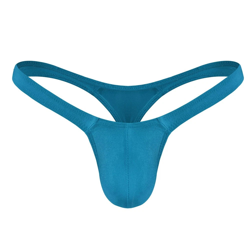 2X Low Rise Thongs for Men - G String Bulge Pouch Bikini Underpants