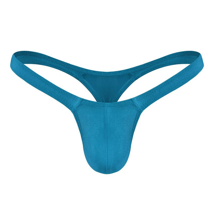 2X Low Rise Thongs for Men - G String Bulge Pouch Bikini Underpants