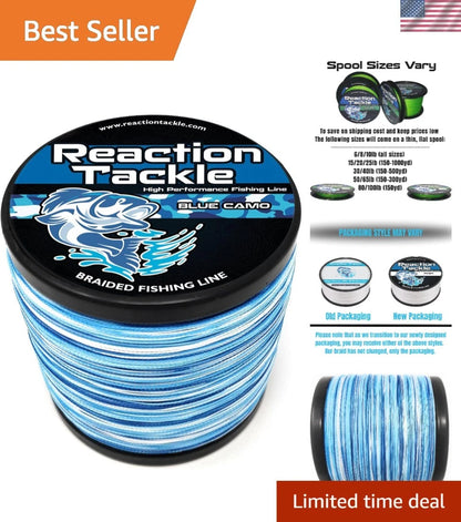 High Visibility Braided Line for Fishing (900FT, 20Lb Breaking Strength)
