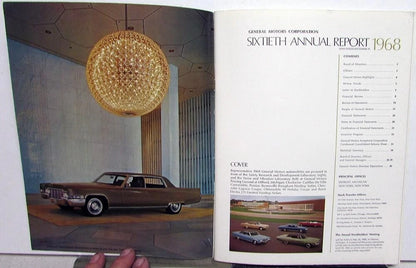 Set of 4 1968 General Motors GM Annual Reports with Auto Industry Case Study