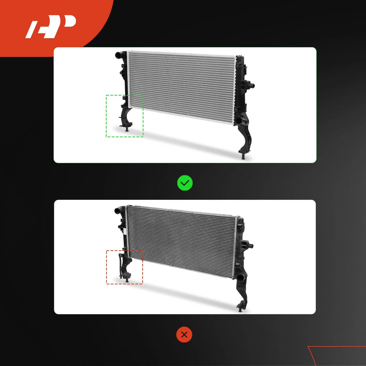 Radiator for Hyundai Kona (2018–2021) 25310J9000, PL813649, RAD13828