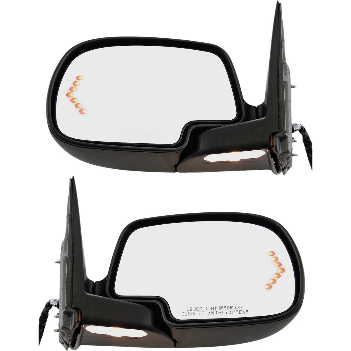 Power Heated Mirrors for Chevy Silverado 1500, Sierra 2500 (2003–2006)