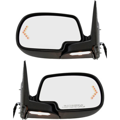 Power Heated Mirrors for Chevy Silverado 1500, Sierra 2500 (2003–2006)