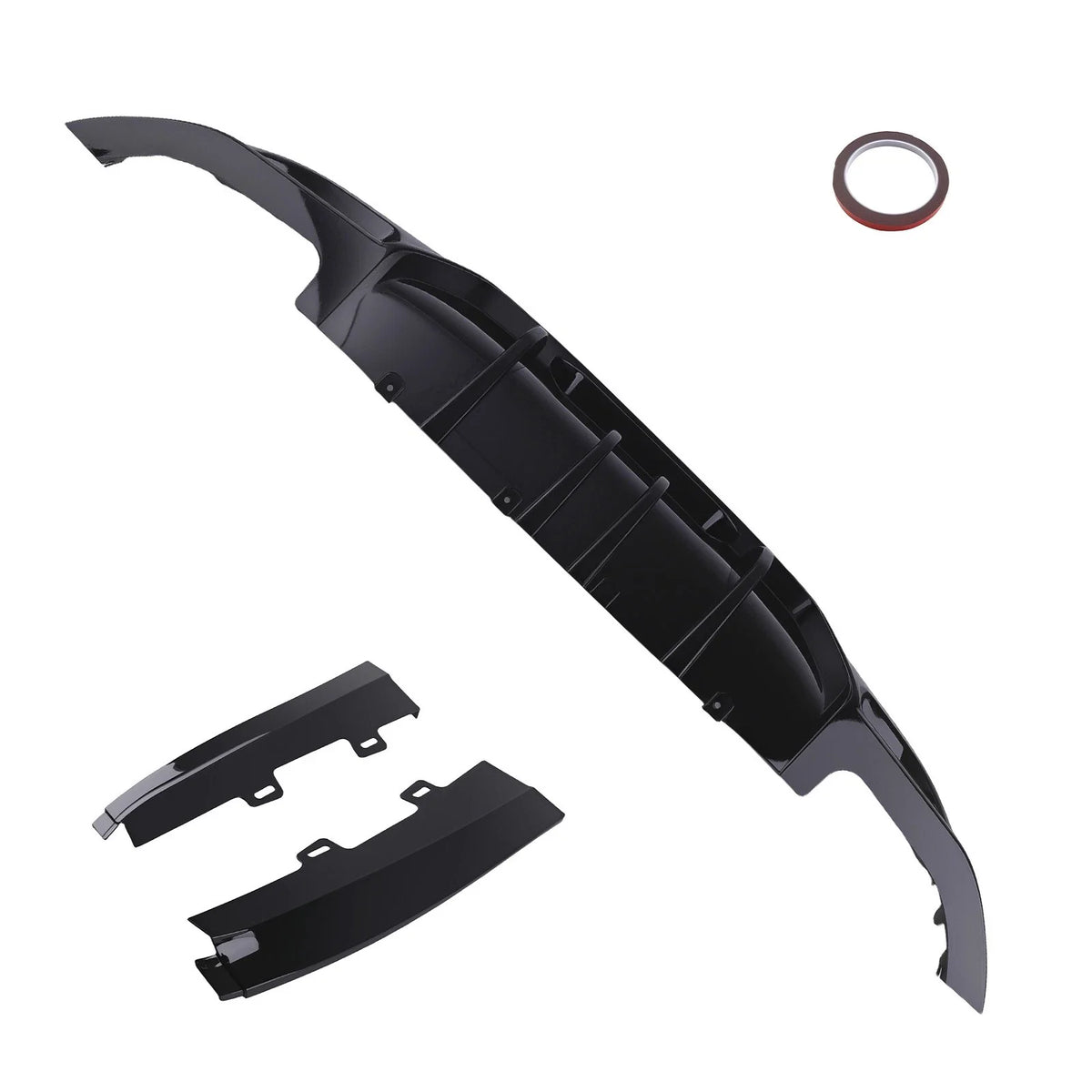 Black Sport Style Lip for BMW G20 3 Series M Sport (2019–2022) PP Rear Kit