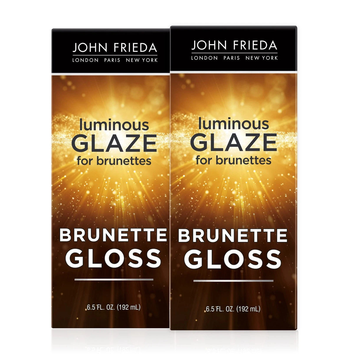 Pack of 2 John Frieda Brilliant Brunette Luminous Hair 6.5 Fl Oz