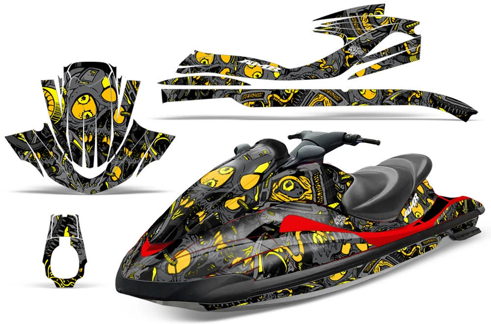 Jet Ski Graphics Decals Stickers for Yamaha Wave Runner (2002–2005)