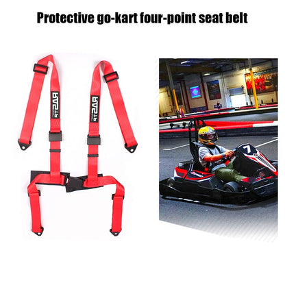 4 Point Sport Quick Release Seat Belt Harness for Racing Car UTV (Universal)
