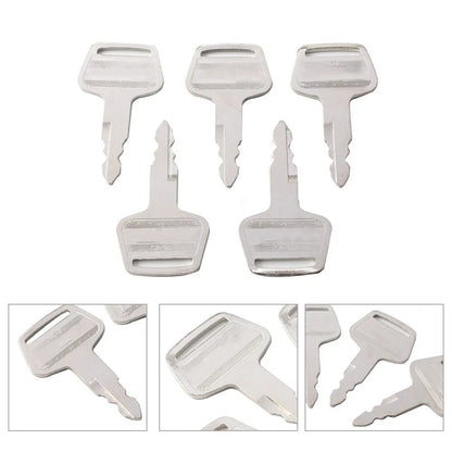 5X KV02 Ignition Keys for Kato Excavator (HD)