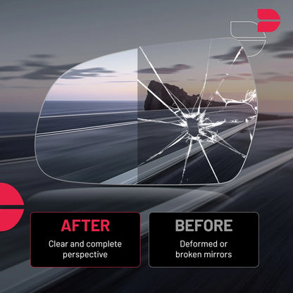 Driver Left Side Mirror Glass for Audi A4 Quattro (2012–2016)