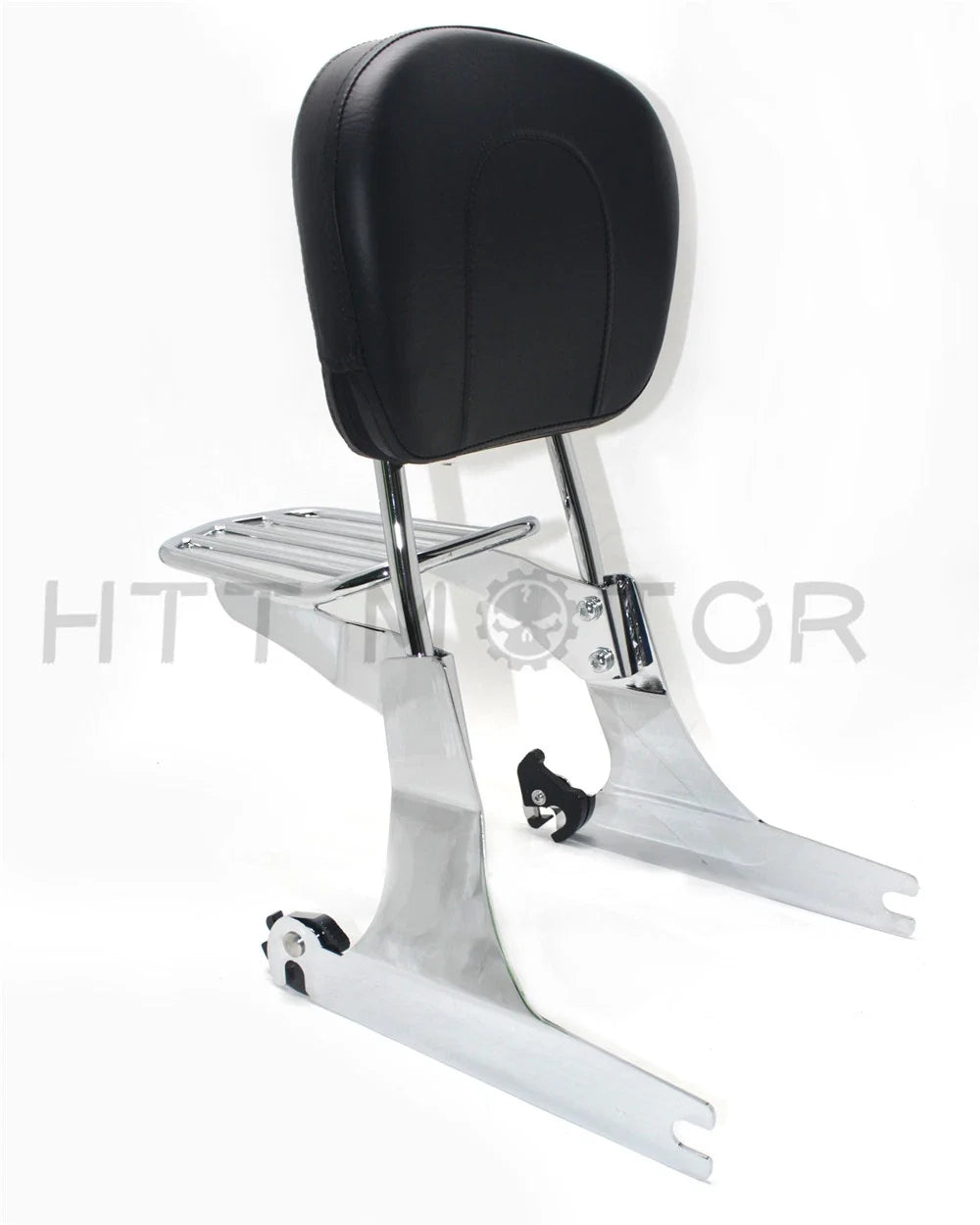 Detachable Sissybar Backrest Luggage Rack for Harley FXDL Dyna Low Rider (2005–2019)