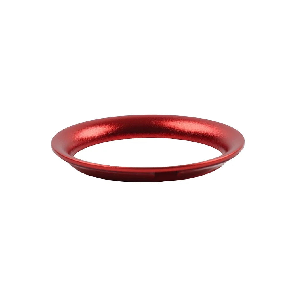Push Button Ring Trim for Mazda 3 Axela 6 Atenza CX-5 (2014–2020) - Red
