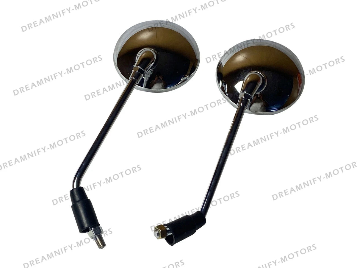 Chrome Side Rear View Mirror for Royal Enfield Classic 350cc 500cc