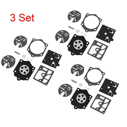 Set of 3 Carburetor Gasket Kit for Walbro K10-HDC HDC-17 HDC-17A HDC-17B