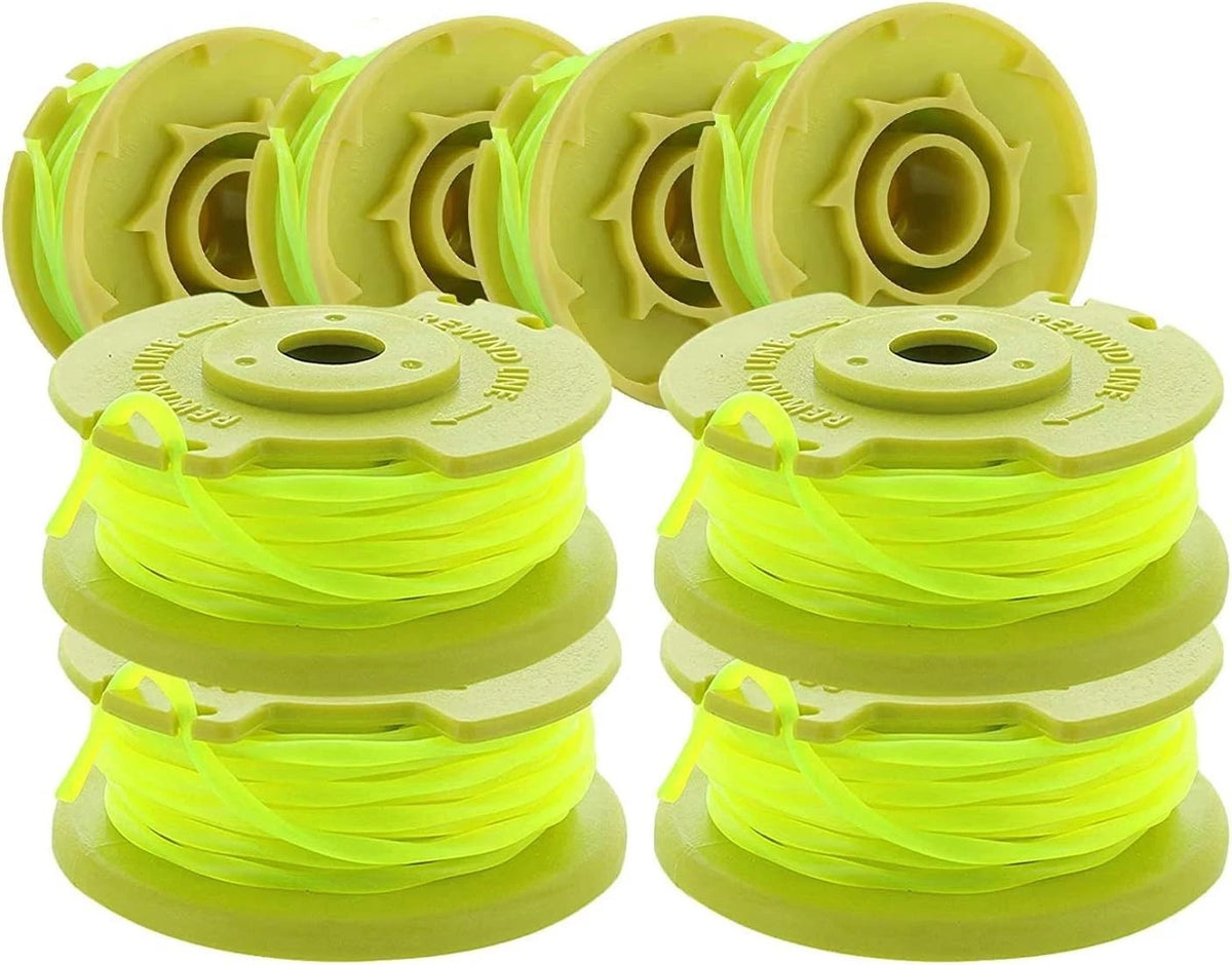 Set of 8 Auto-Feed Trimmer Line for Ryobi 0.080” x 11ft