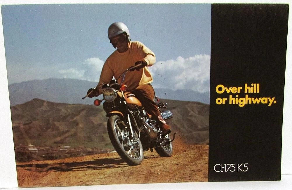 Sales Brochure for Honda CL-175 K5 Motorcycle (1971)