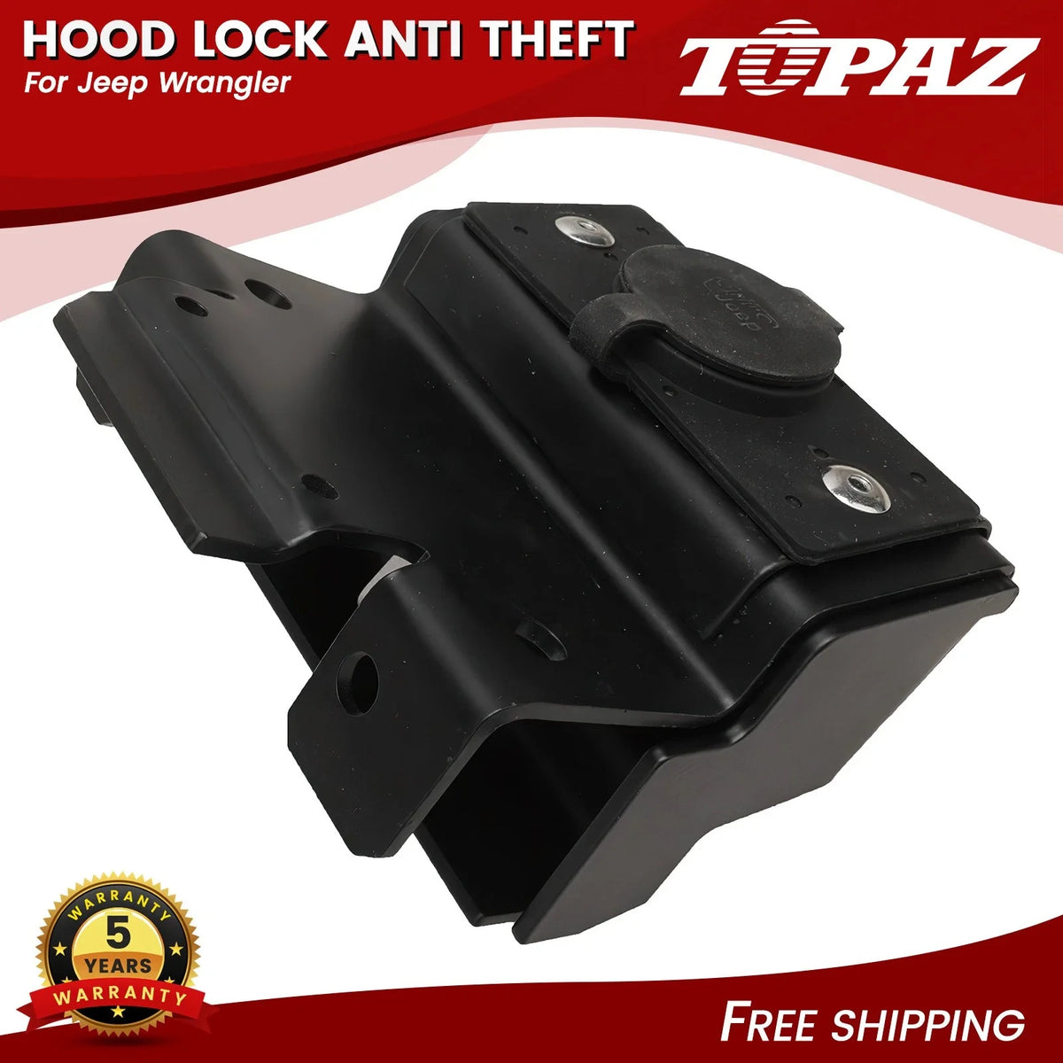Hood Lock for Jeep Wrangler JK (2007–2018) Anti Theft