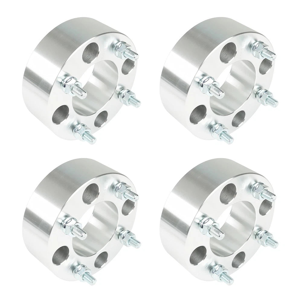 Set of 4 Wheel Spacers for Honda Rincon 680 (2003–2006) 2" 4x110 74mm M10x1.25 Silver