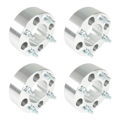 Set of 4 Wheel Spacers for Honda Rincon 680 (2003–2006) 2" 4x110 74mm M10x1.25 Silver