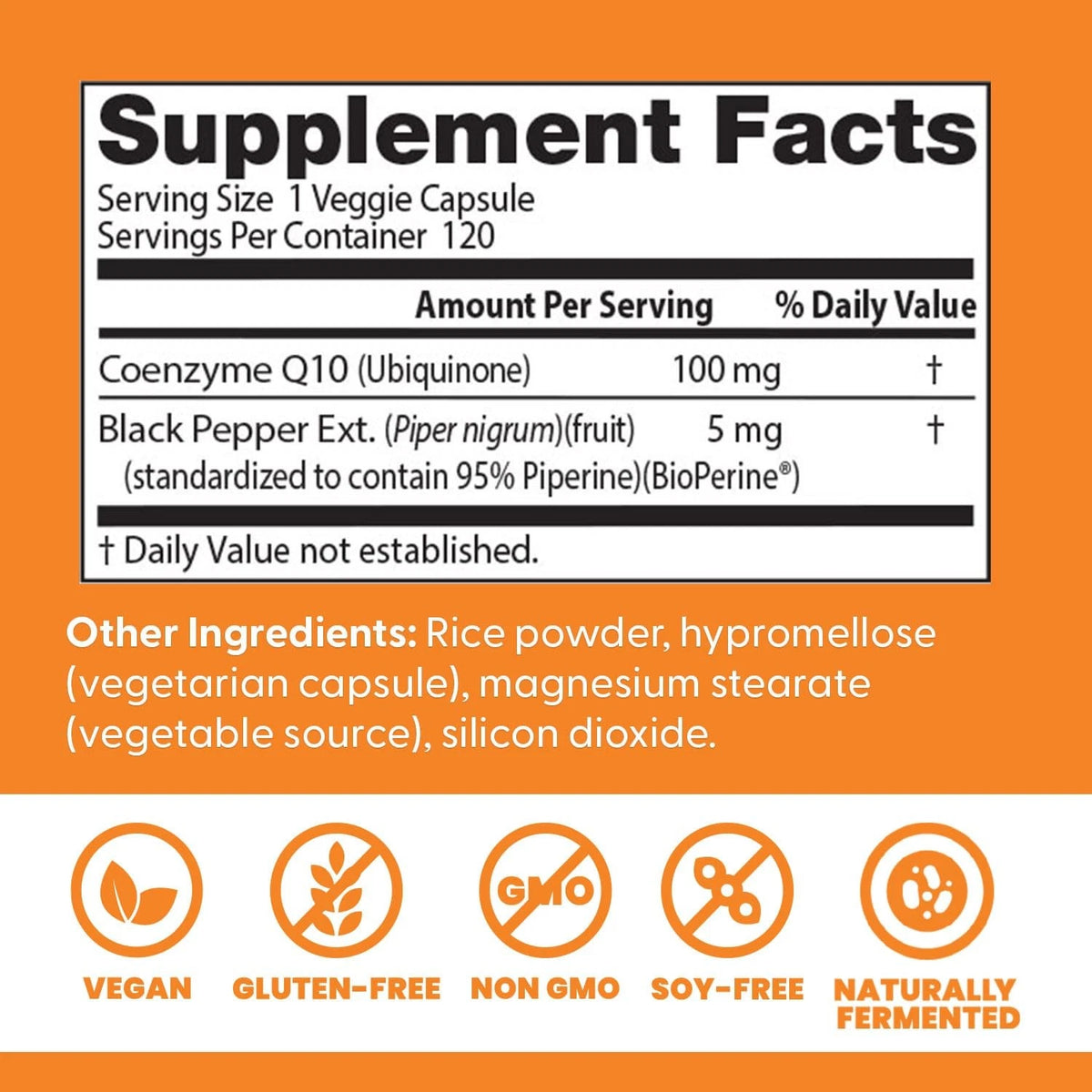 CoQ10 Supplement for Health (120 Count)