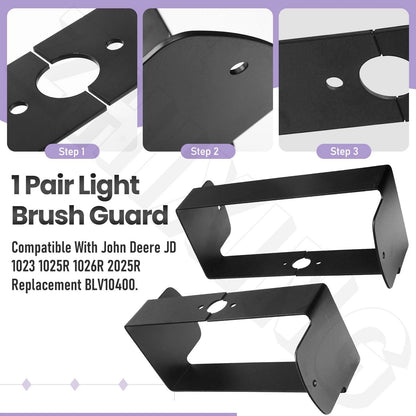 Brush Light Guards Kit for Jo-hn Black