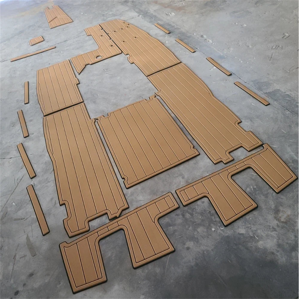 EVA Foam Cockpit Pad for Mastercraft Prostar (1988) - Faux Teak Deck Flooring