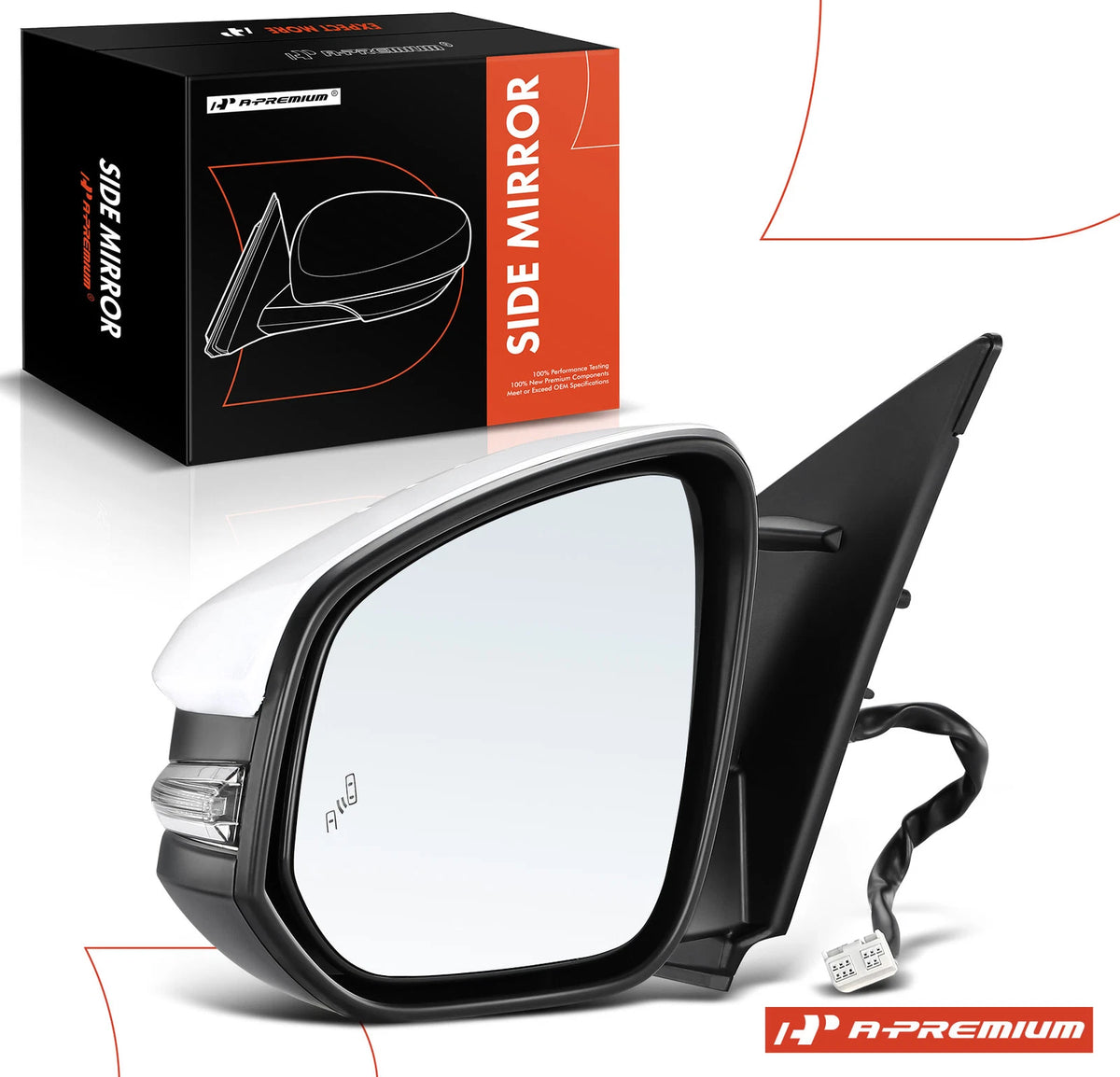 Driver Power Mirror for Toyota RAV4 (2013–2014) - 879400R100A0, 879400R100A1, 879400R100B0, 879400R100B1, TO1320311