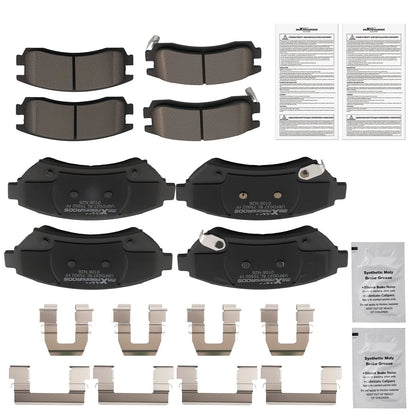 Set of 4 Ceramic Brake Pads for Cadillac DeVille Eldorado Seville (1997–2005)