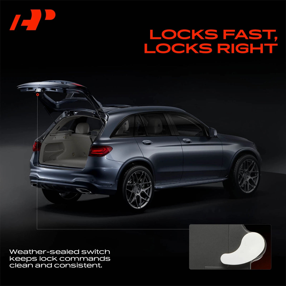 Rear Trunk Lid Lock Actuator for Jeep Grand Cherokee Liberty (2005–2010) 55360357AA, 55360357AB, 55360357AC, 746-264