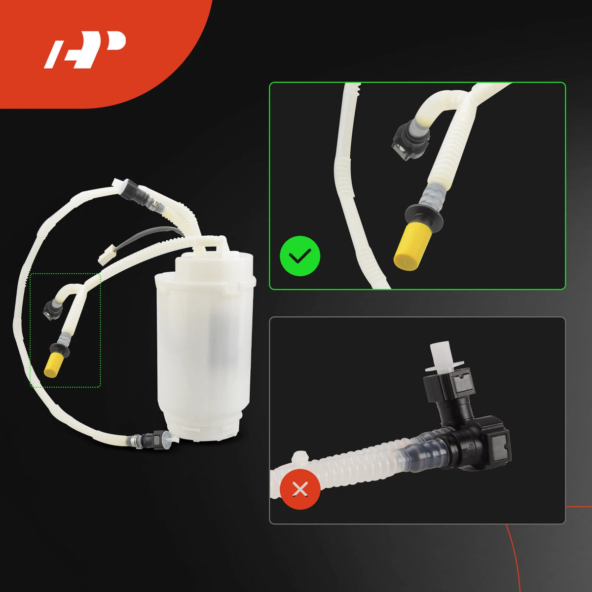 Right Fuel Pump Assembly for Volkswagen Touareg (2004–2006) 7L0919087E, 7L6919087A, 7L6919087F, E8568M, E8569M