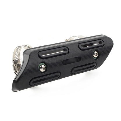 Universal Black Exhaust Muffler Pipe Heat Shield Cover for Motorcycle