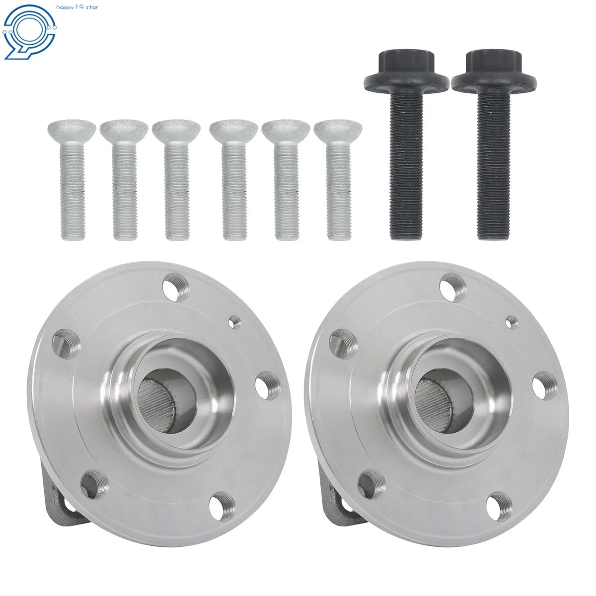 2x Wheel Hub Bearing Assembly for Audi A3 Q3 S3 VW Jetta Golf (2013–2020)