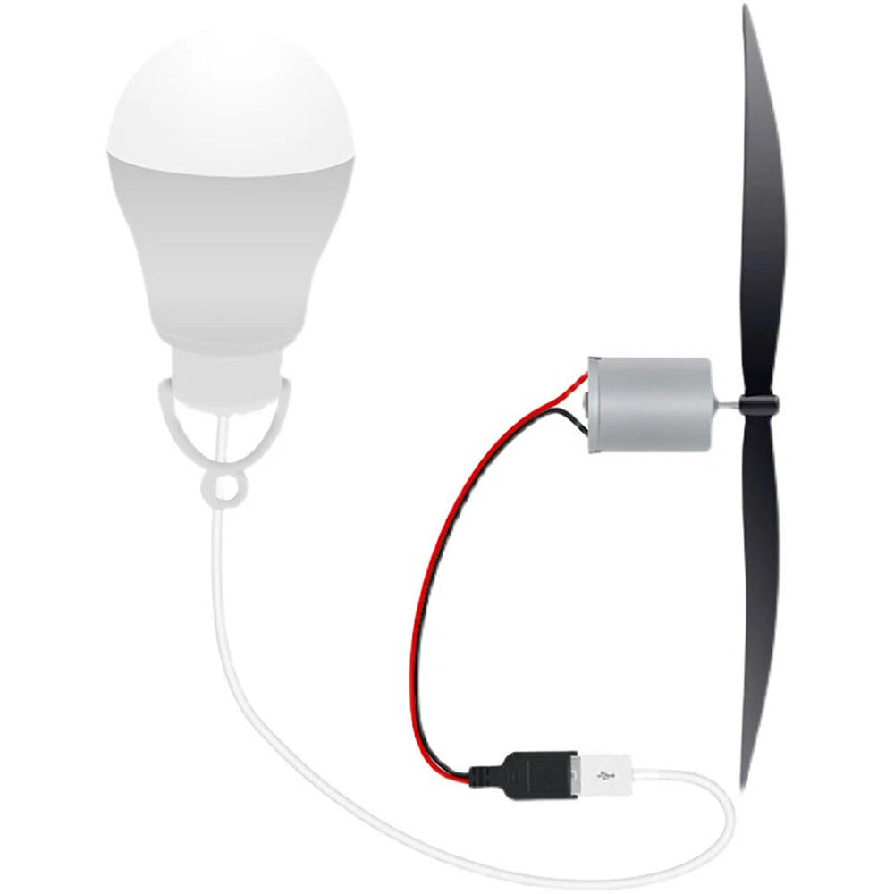 Micro Wind Turbine Motor Blade DIY Kit for Alternative Energy Generator