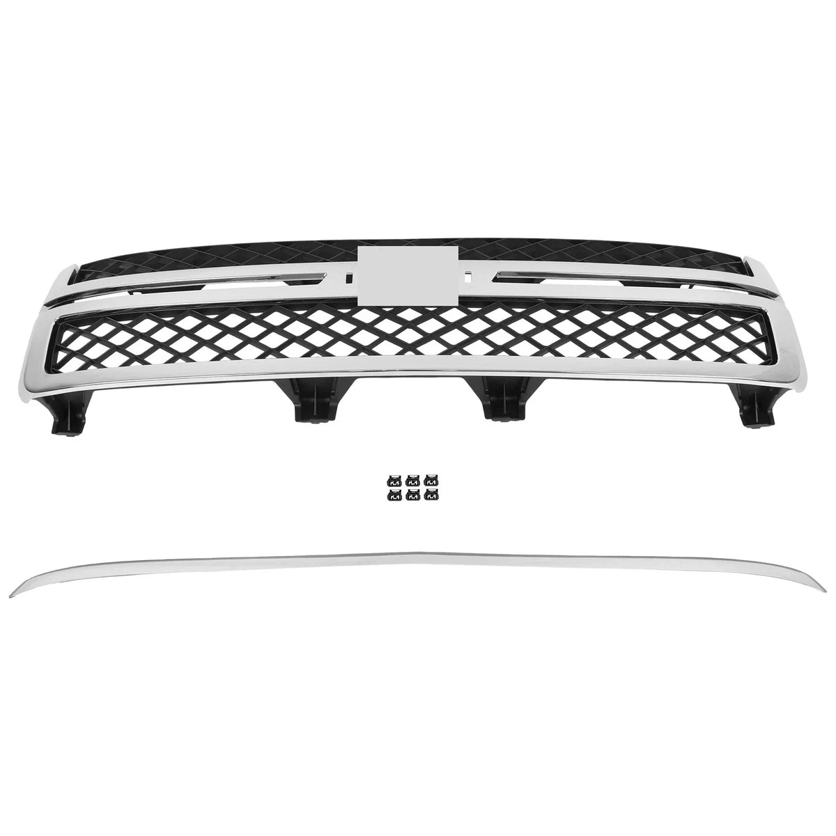 Front Grille and Hood Molding for Chevy Silverado 2500 HD 3500 HD (2011–2014)
