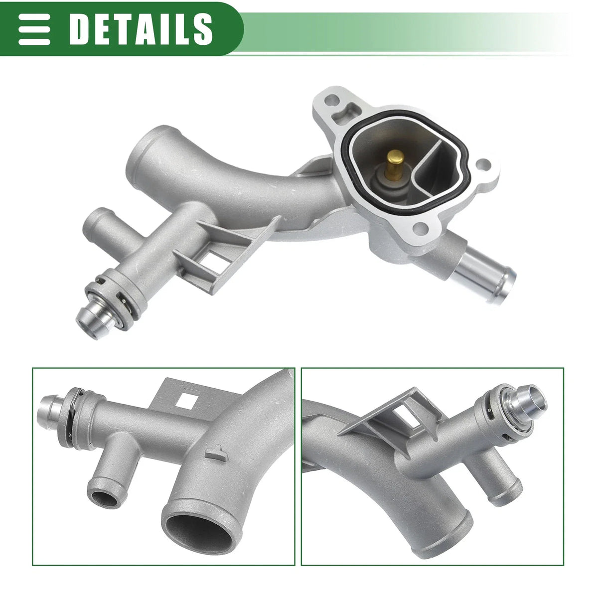 Engine Coolant Housing Water Outlet with Hose 25193922 for Chevrolet Cruze (2011–2016)