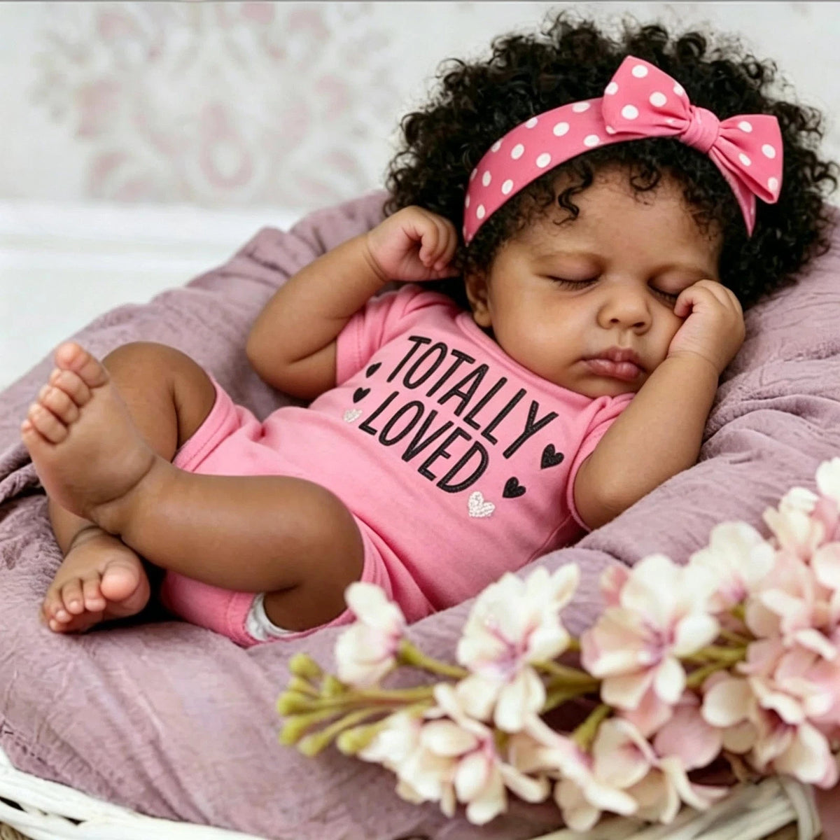 Black Reborn Baby Dolls Full Body 20 Inch Realistic (20 inches)