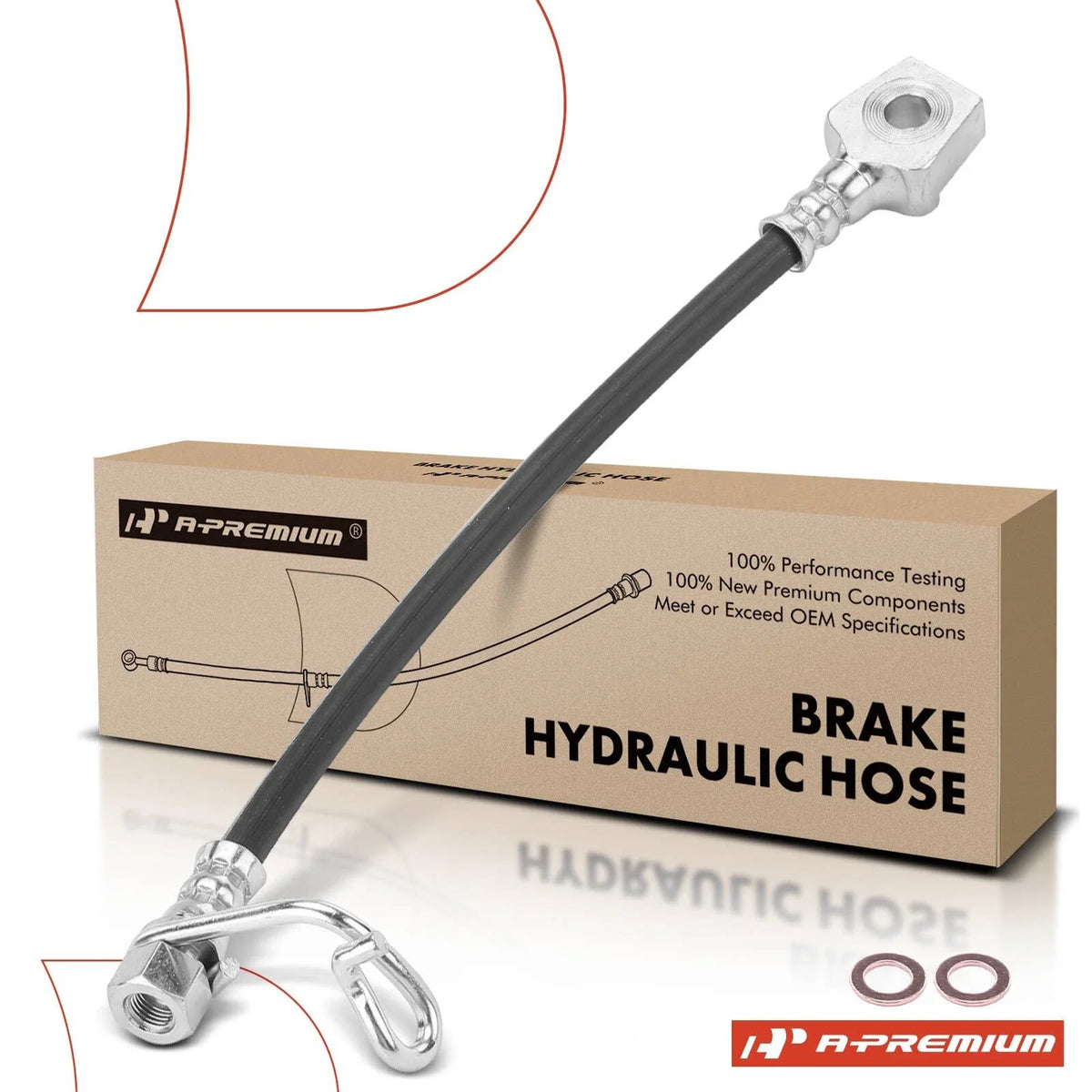 Rear Right Brake Hydraulic Hose for Ford F-450 Super Duty (1999–2003)