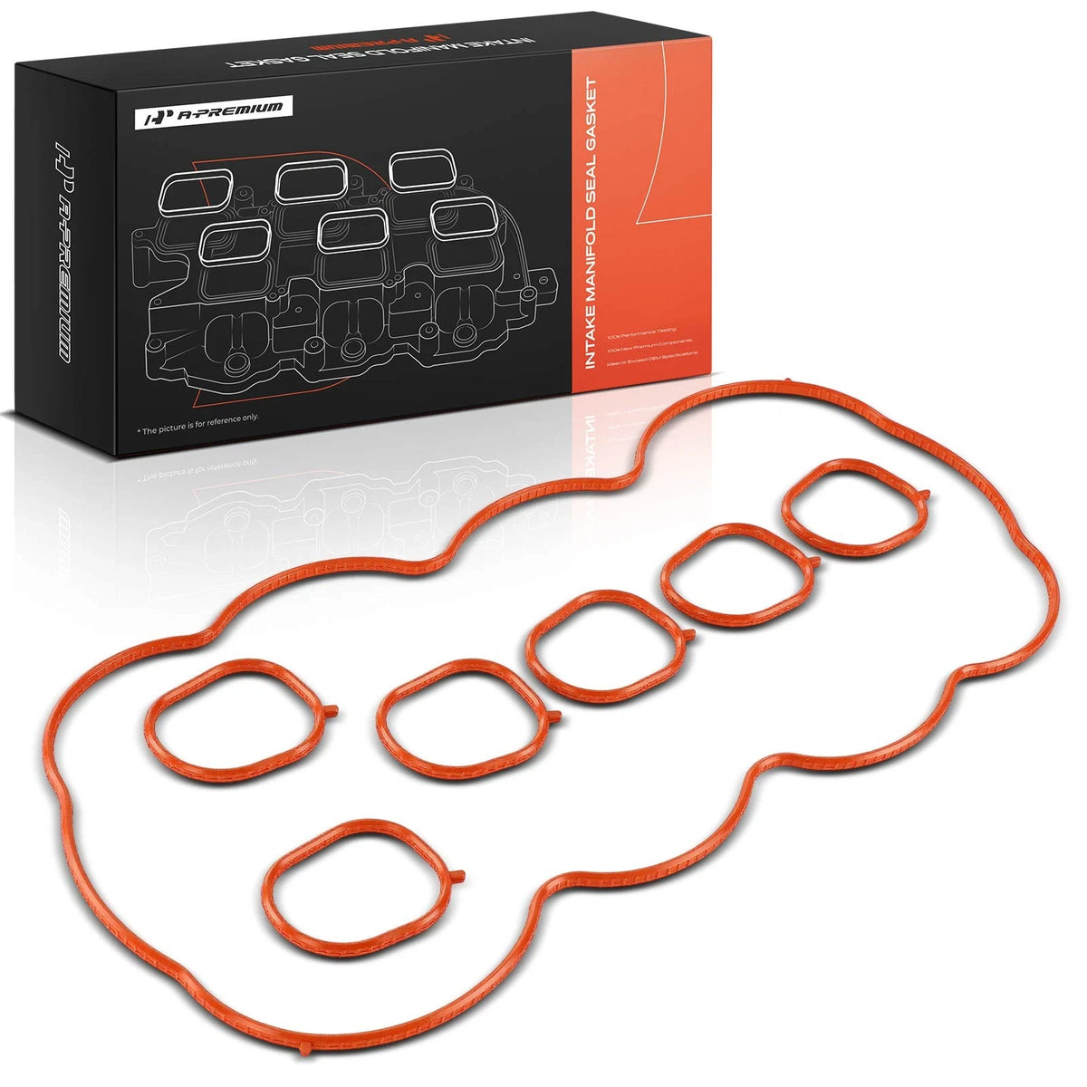 Set of 2 Upper Side Fuel Injection Plenum Gaskets for Ford Windstar (1999–2003) MS90812