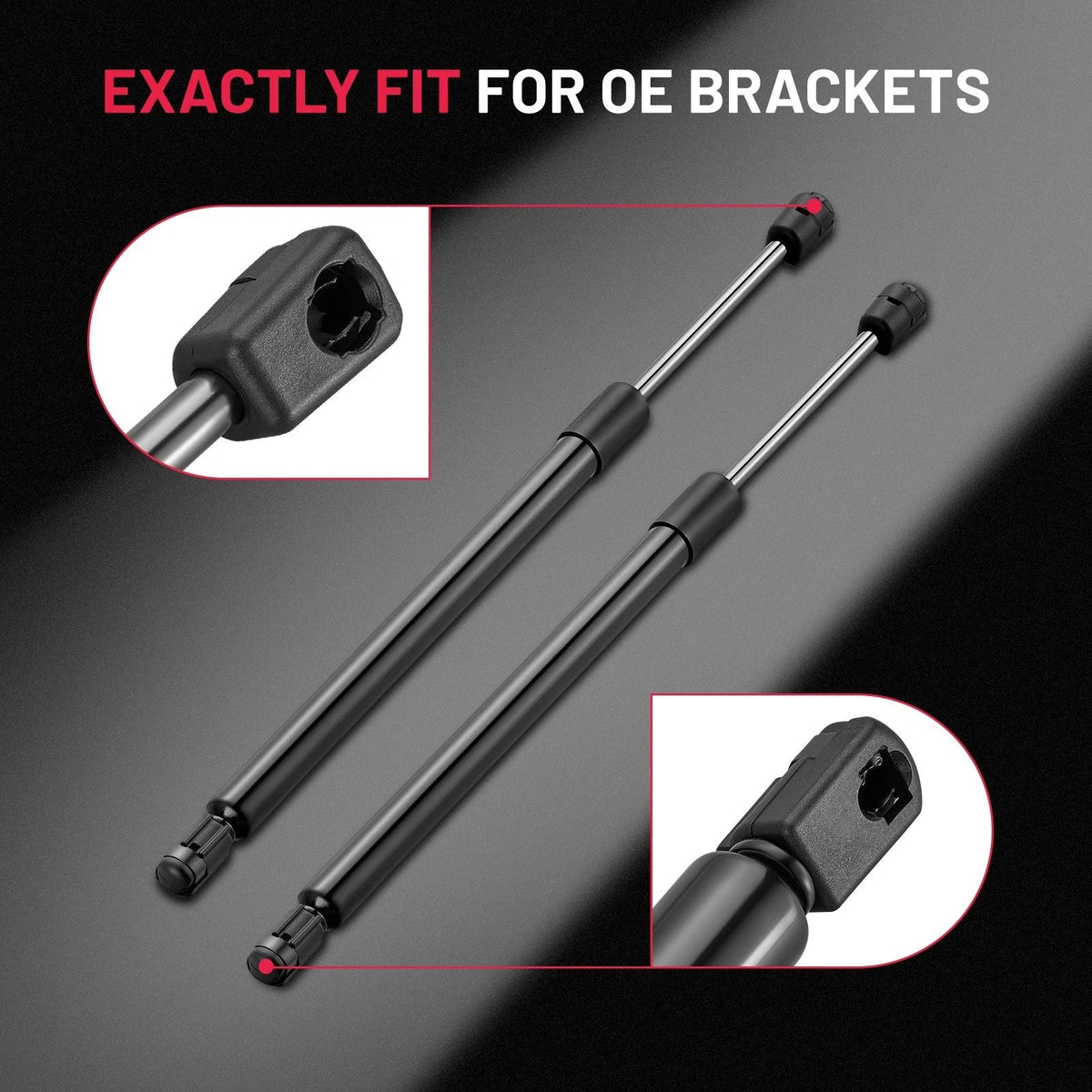 2Pcs Front Hood Lift Supports Gas Struts for Chevrolet Corvette (2005–2013) 6330