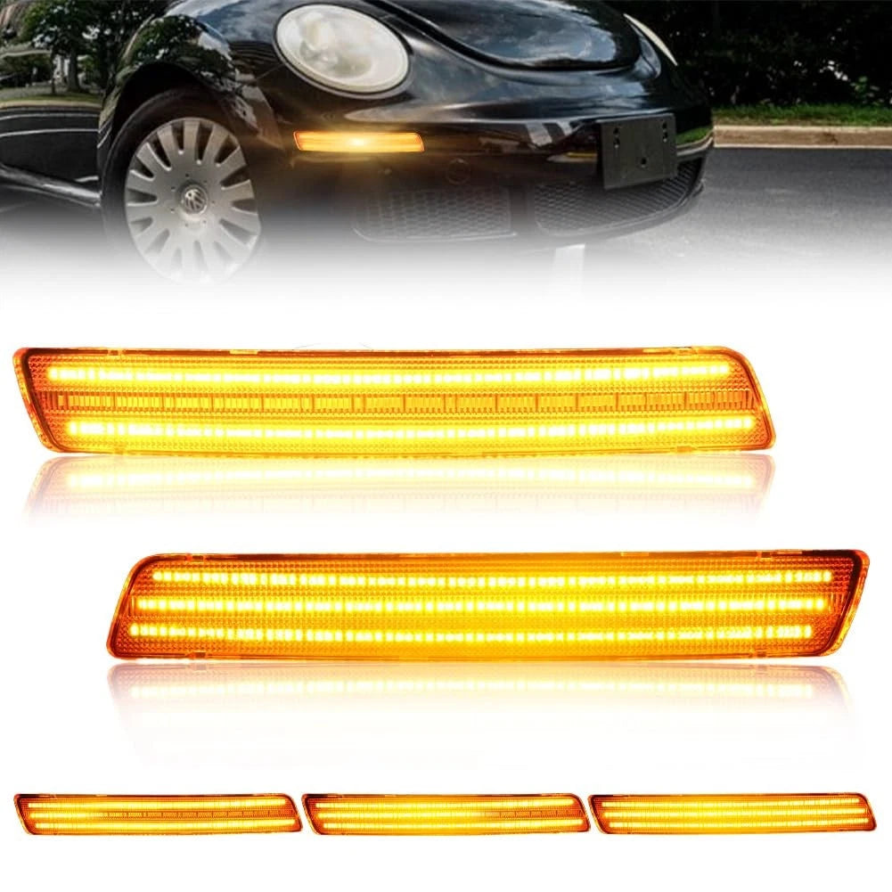 LED Turn Signal Light for VW Beetle (2006–2010) - Amber Sequential DRL, 2X