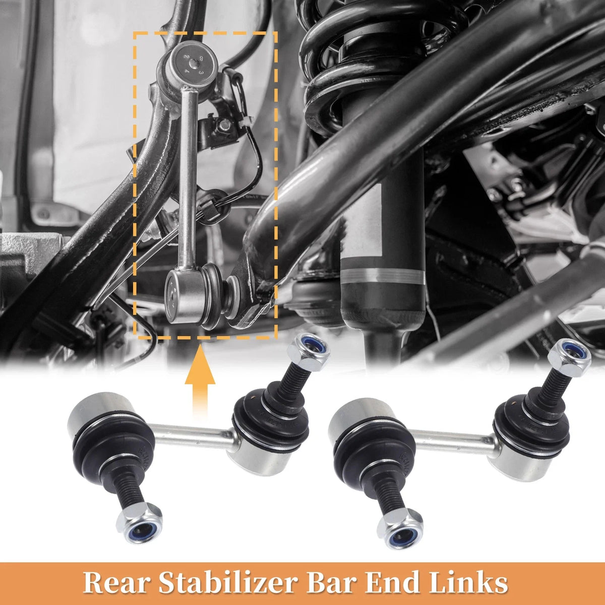 2pcs Rear Sway Bar Link for Jeep Patriot, Compass (2007–2009)