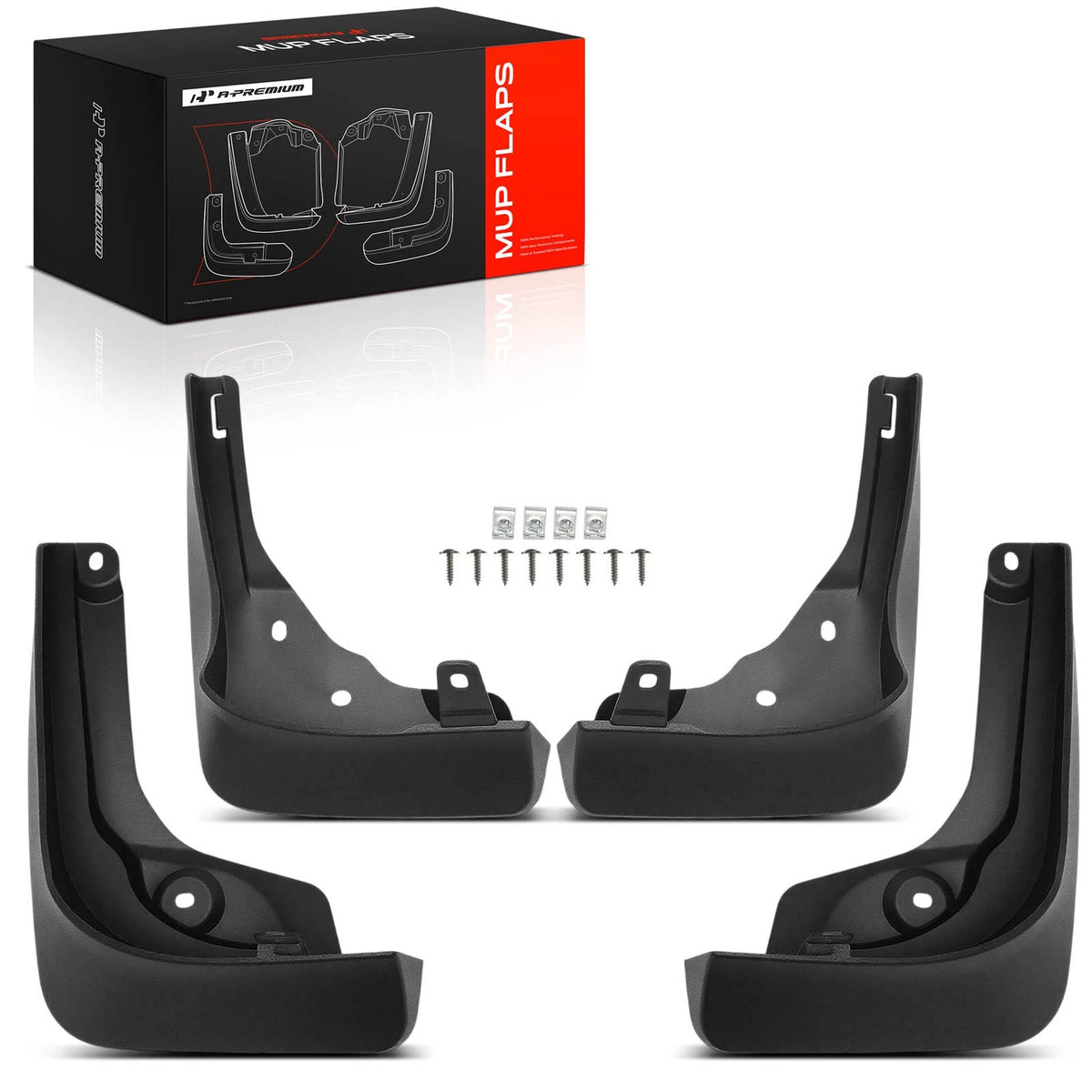 Set of 4 Mud Flaps Splash Guards for Benz E350 E450 (2024)