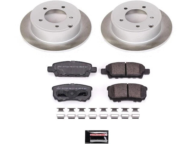 Brake Pad and Rotor Kit for Mitsubishi Lancer (2008–2017) 61559QRMM