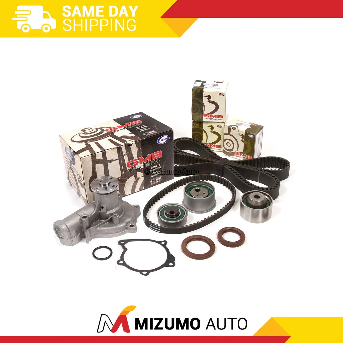 Timing Belt Kit with Water Pump for Mitsubishi Eclipse Galant (1995–2005) - MA-4216966482, MD182294, MR984778, MD156604, MD182537, MD352473, MD972050, TS26230, ITM230