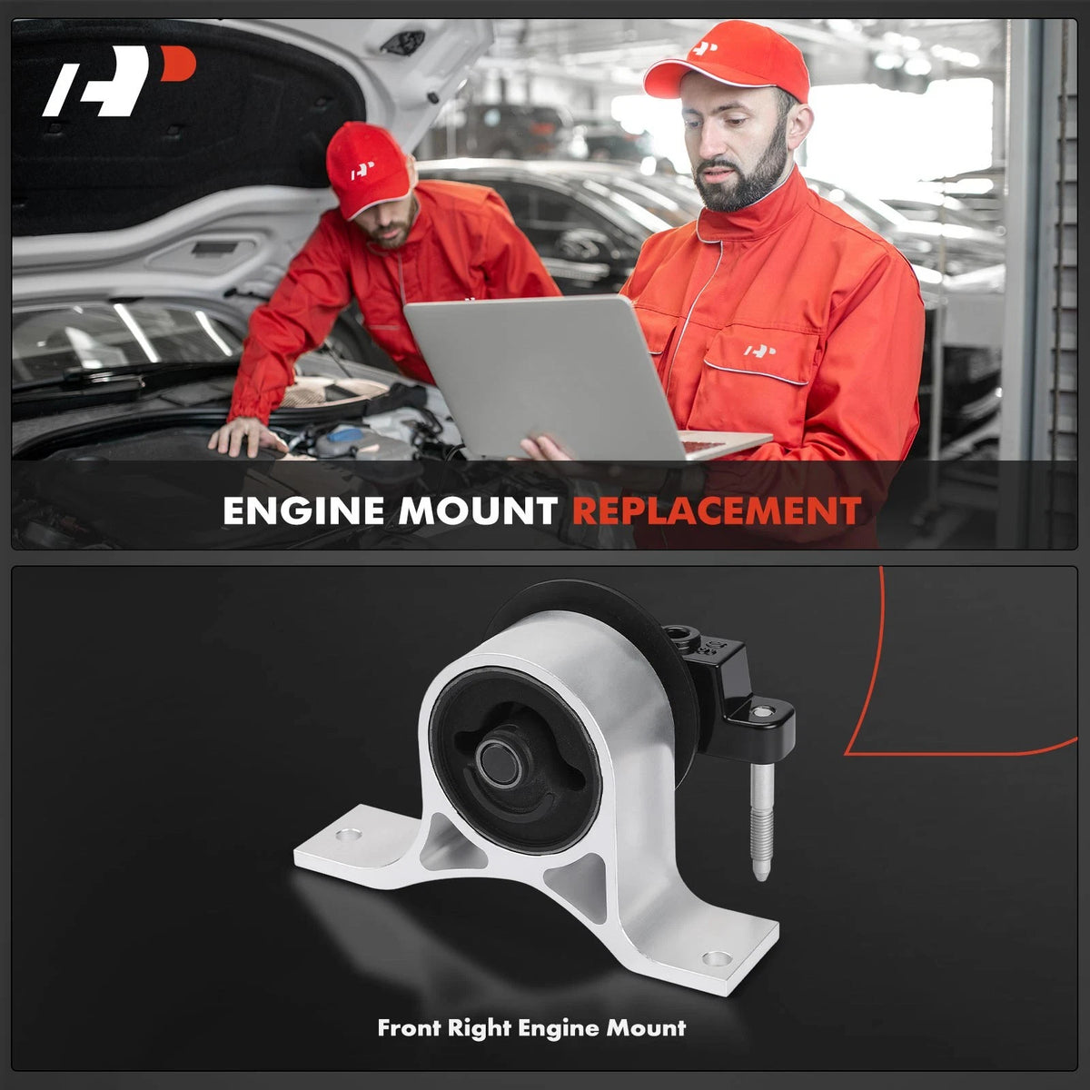 Front Right Engine Motor Mount for Nissan Altima (2002–2006) 112108J000, A7342