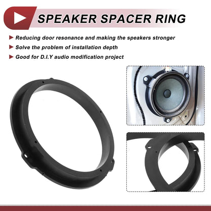 Set of 2 Speaker Spacer Rings for Ford Bronco Sport (2021) 6.5"